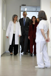 Visita de los reyes al Hospital de Parapléjicos de Toledo.