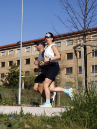 Participantes en las distintas carreras del XLVI Cross Solidario Memorial J.J. Esparza celebradas este domingo 6 de abril /