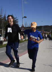 Participantes en las distintas carreras del XLVI Cross Solidario Memorial J.J. Esparza celebradas este domingo 6 de abril /