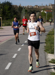 Participantes en las distintas carreras del XLVI Cross Solidario Memorial J.J. Esparza celebradas este domingo 6 de abril /