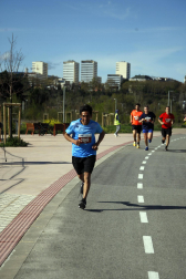 Participantes en las distintas carreras del XLVI Cross Solidario Memorial J.J. Esparza celebradas este domingo 6 de abril /