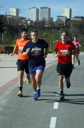 Participantes en las distintas carreras del XLVI Cross Solidario Memorial J.J. Esparza celebradas este domingo 6 de abril /