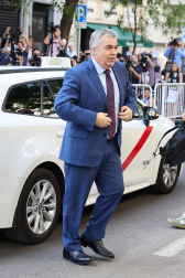 Imagen de Santos Cerdán a su llegada al Tribunal Supremo