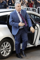 Imagen de Santos Cerdán a su llegada al Tribunal Supremo