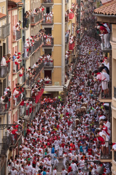 Primer encierro de San Fermín 2025.