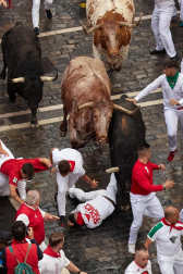 Primer encierro de San Fermín 2025.