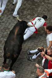 Primer encierro de San Fermín 2025.