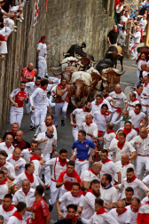 Primer encierro de San Fermín 2025.