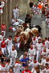 Primer encierro de San Fermín 2025.