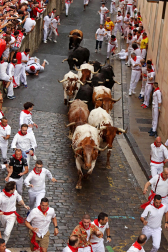 Primer encierro de San Fermín 2025.