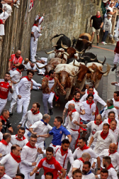 Primer encierro de San Fermín 2025.