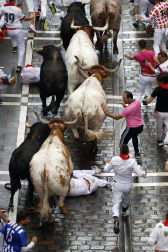 Primer encierro de San Fermín 2025.