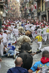 Primer encierro de San Fermín 2025.
