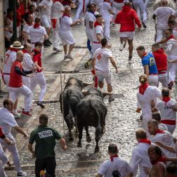 Primer encierro de San Fermín 2025.