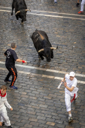 Primer encierro de San Fermín 2025.