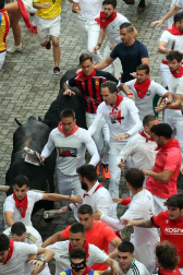 Primer encierro de San Fermín 2025.