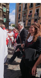 Foto de la procesión de San Fermín 2025./