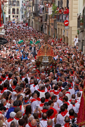 Foto de la procesión de San Fermín 2025./