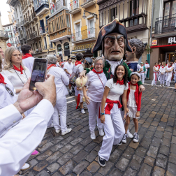 Foto de la procesión de San Fermín 2025./