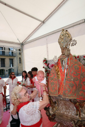 Fotos de la ofrenda infantil a San Fermín en el Rincón de la Aduana este jueves 10 de julio de 2025.