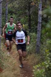 Corredores participantes en la V Betagarri Trail de Ancín este sábado, 25 de octubre /