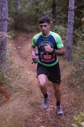 Corredores participantes en la V Betagarri Trail de Ancín este sábado, 25 de octubre /