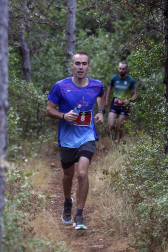 Corredores participantes en la V Betagarri Trail de Ancín este sábado, 25 de octubre /