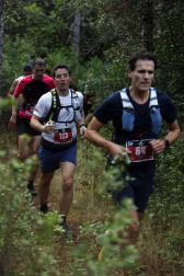 Corredores participantes en la V Betagarri Trail de Ancín este sábado, 25 de octubre /