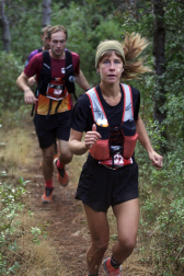 Corredores participantes en la V Betagarri Trail de Ancín este sábado, 25 de octubre /