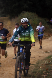 Corredores participantes en la V Betagarri Trail de Ancín este sábado, 25 de octubre /