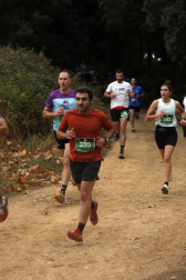 Corredores participantes en la V Betagarri Trail de Ancín este sábado, 25 de octubre /