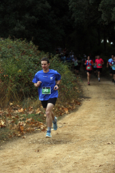Corredores participantes en la V Betagarri Trail de Ancín este sábado, 25 de octubre /
