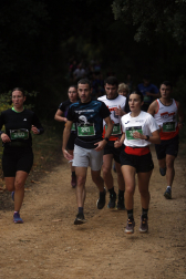 Corredores participantes en la V Betagarri Trail de Ancín este sábado, 25 de octubre /
