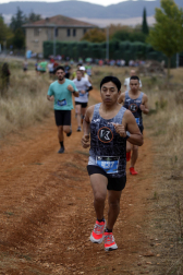 Corredores participantes en la V Betagarri Trail de Ancín este sábado, 25 de octubre /