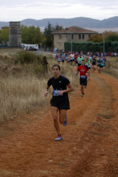 Corredores participantes en la V Betagarri Trail de Ancín este sábado, 25 de octubre /