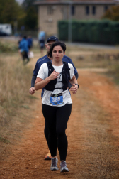 Corredores participantes en la V Betagarri Trail de Ancín este sábado, 25 de octubre /