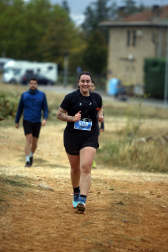 Corredores participantes en la V Betagarri Trail de Ancín este sábado, 25 de octubre /