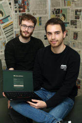 Diego Díez Albéniz y Martín Zozaya Albizu, App 'Selecta mesa': "Nos gusta crear cosas útiles desde cero y ver cómo una idea pequeña puede acabar ayudando a mucha gente"SELECTA MESA