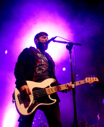 Foto del concierto del grupo de Alfredo Piedrafita (ex de Barricada) en la gira Siempre Barricada en Tudela