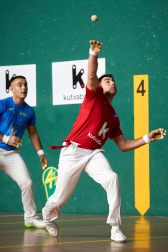 Fotos del partido del Campeonato de Parejas entre Etxeberria-Rezusta y Larrazabal-Mariezkurrena