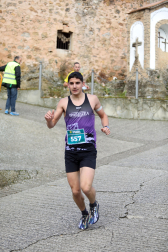 Participantes en la I Carrera de los Inocentes en Ayegui celebrada este domingo,  28 de diciembre