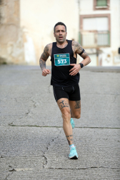 Participantes en la I Carrera de los Inocentes en Ayegui celebrada este domingo,  28 de diciembre