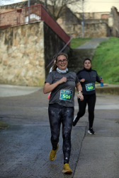 Participantes en la I Carrera de los Inocentes en Ayegui celebrada este domingo,  28 de diciembre