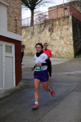 Participantes en la I Carrera de los Inocentes en Ayegui celebrada este domingo,  28 de diciembre