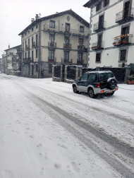 Fotos de la nevada del Día de Reyes en Navarra