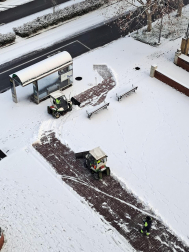 Fotos de la nevada del Día de Reyes en Navarra
