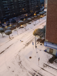 Nieve en Reyes.