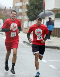 Berriozar acogió la prueba sobre 5 kilómetros en una jornada marcada por el mal tiempo y la lluvia
