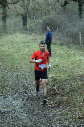 Participantes en la octava edición del Trail de Aibar sobre 18 kilómetros en una prueba disputada este domingo, 15 de febrero