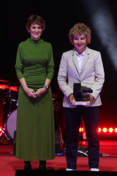 Reconocimiento a los deportistas destacados en el año 2025 durante la ceremonia celebrada en el pabellón Navarra Arena